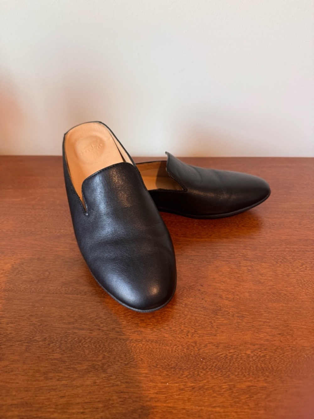 Dansko Women’s Black Leather Slip On Clogs Mules Loafers Sz 37
